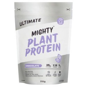 Mighty Vegan Protein Powder - Chocolate Flavor, 17 Servings