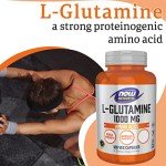 Now Foods L-Glutamine 1000mg - 120 Capsules