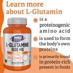 Now Foods L-Glutamine 1000mg - 120 Capsules