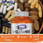 Now Foods L-Glutamine 1000mg - 120 Capsules