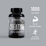 Warrior Creatine Monohydrate Tablets – 3000mg, 60 Capsules
