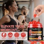 Strawberry Flavor Creatine Monohydrate Gummies - 120 Count