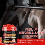 Strawberry Flavor Creatine Monohydrate Gummies - 120 Count