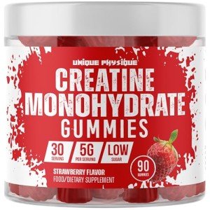 Unique Physique Creatine Gummies - Strawberry Flavor
