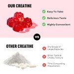 Unique Physique Creatine Gummies - Strawberry Flavor