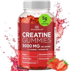 Creatine Gummies 5000mg – Strawberry Flavour – Vegan