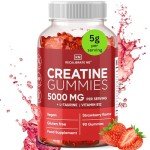 Creatine Gummies 5000mg – Strawberry Flavour – Vegan