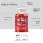 Creatine Gummies 5000mg – Strawberry Flavour – Vegan