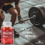 Creatine Gummies 5000mg – Strawberry Flavour – Vegan