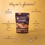 Vegavero L-Glutamine Powder 5000mg - Vegan Support