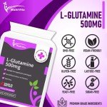 100% Pure L-Glutamine Capsules - High Strength