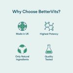 Bettervits Multivitamin Tablets for Energy & Immunity