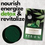 Organic Super Greens Powder with Spirulina & Chlorella