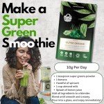 Organic Super Greens Powder with Spirulina & Chlorella
