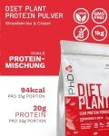 Vegan Strawberry Cream Protein Powder – 40 Servings