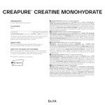 Bulk Creapure Creatine Monohydrate Powder - 500g