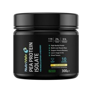 NutriVolv Unflavoured Vegan Pea Protein Powder 300g