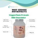 NutriVolv Vegan Chocolate Protein Powder - 900g