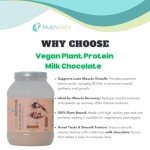 NutriVolv Vegan Chocolate Protein Powder - 900g