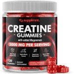Creatine Gummies 5000mg - Strawberry Flavor
