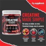 Creatine Gummies 5000mg - Strawberry Flavor
