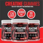 Creatine Gummies 5000mg - Strawberry Flavor