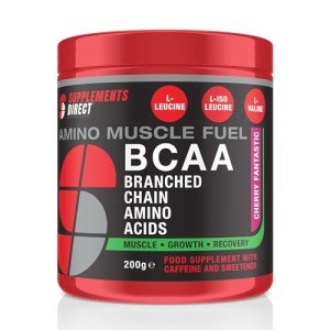 BCAA Powder - Cherry Flavor - 200g - Muscle Recovery