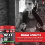 BCAA Powder - Cherry Flavor - 200g - Muscle Recovery