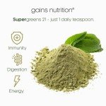 GN Super Greens Powder - Pineapple Flavor 150g