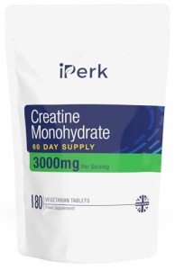 iPerk 3000mg Vegan Creatine Monohydrate Tablets