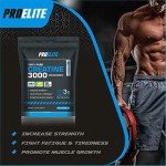 PROELITE Vegan Creatine Capsules - 240 Count, 3000mg