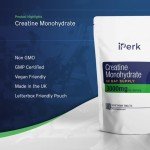 iPerk 3000mg Vegan Creatine Monohydrate Tablets