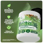 Nature Super Greens Powder - 15 Superfoods for Energy