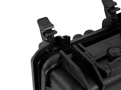 Waterproof Hard Case with Foam Insert - Black