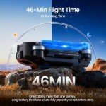 Holy Stone HS720E Drones with Camera for Adults 4K,Integrated Remote ID, 2 Batteries 46 Min Flight Time, 5GHz FPV Transmission, 130° FOV EIS Camera,Drone with 4K/30FPS Video,Brushless Motor, Auto Return, Follow Me, GPS Drone for Beginner