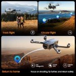 Holy Stone HS720E Drones with Camera for Adults 4K,Integrated Remote ID, 2 Batteries 46 Min Flight Time, 5GHz FPV Transmission, 130° FOV EIS Camera,Drone with 4K/30FPS Video,Brushless Motor, Auto Return, Follow Me, GPS Drone for Beginner