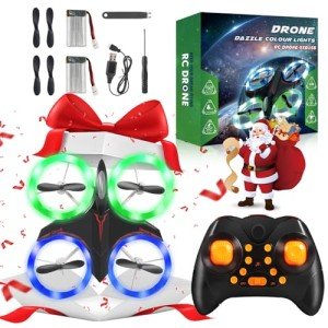 Mini Drone for Kids, Christmas Toys for LED RC Drone, Remote Control RC Quadcopter, with 360° 3D Eversion and Throwing Flight Function, Gift/Toys for Boys & Girls