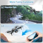 Naseto Drone with Camera 1080P HD, FPV Foldable Drone for Adults Kids, One-Key Take Off/ Landing, 3D Flips, Altitude Hold, Speed Adjustment, Headless Mode, 2 Batteries, Toys Gifts for Boys Girls, Beginner