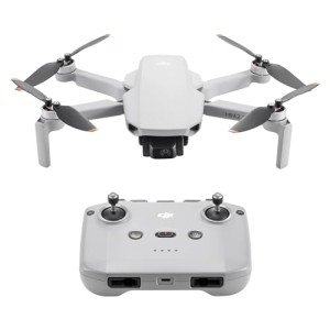 DJI Mini 2 SE, Lightweight Mini Drone with QHD Video, 10km Max Video Transmission, 31-Min Flight Time, Under 249 g, Auto Return to Home, 3-Axis Gimbal Drone with Camera for Beginners