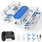 Pinotu Drone for Kids, Drone with Altitude-Hold, 3D Flip, Circle Fly, Self-Rotation, Headless Mode, 3 Speed Modes, Palm Take-Off, One-Click Landing, Drone for Kids 14+, Beginners, Indoor