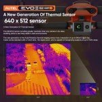 Autel Robotics EVO II Dual 640T V3, 640x512 Thermal Imaging Drone, Remote ID Supported, 0.8'' CMOS&50MP 8K RYYB Sensor,10+ Temp Measurement, D-RI Ranges, Thermal Analysis Tool, for Search&Rescue/Power Inspection/Public Safety/Hunting