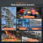 Autel Robotics EVO II Dual 640T V3, 640x512 Thermal Imaging Drone, Remote ID Supported, 0.8'' CMOS&50MP 8K RYYB Sensor,10+ Temp Measurement, D-RI Ranges, Thermal Analysis Tool, for Search&Rescue/Power Inspection/Public Safety/Hunting