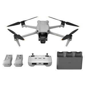 DJI Air 3 Fly More Combo with RC-N2 Remote Controller, Drone with Camera 4K, Dual Primary Cameras, 3 Batteries for Extended Flight Time, 48MP Photo, Camera Drone for Adults, FAA Remote ID Compliant