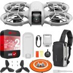 DJI Neo Drone 4K UHD Mini Quadcopter for Adults, 135g Self Flying Drone that Follows You, Palm Takeoff, AI Subject Tracking, QuickShots, (Controller-Free) Bundle with Deco Gear Accessories