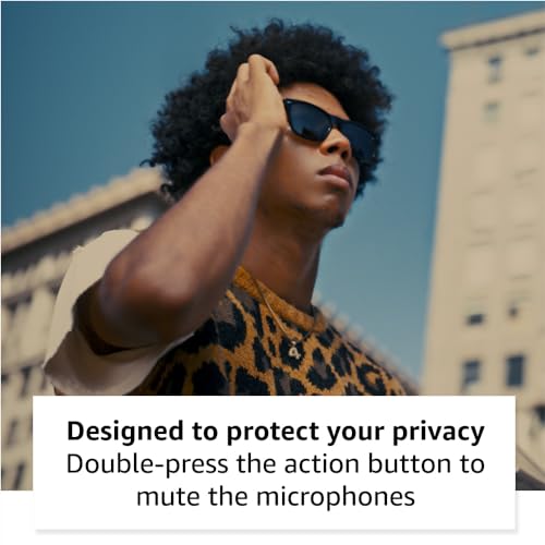 Alexa-Enabled Smart Glasses - Classic Black Frames