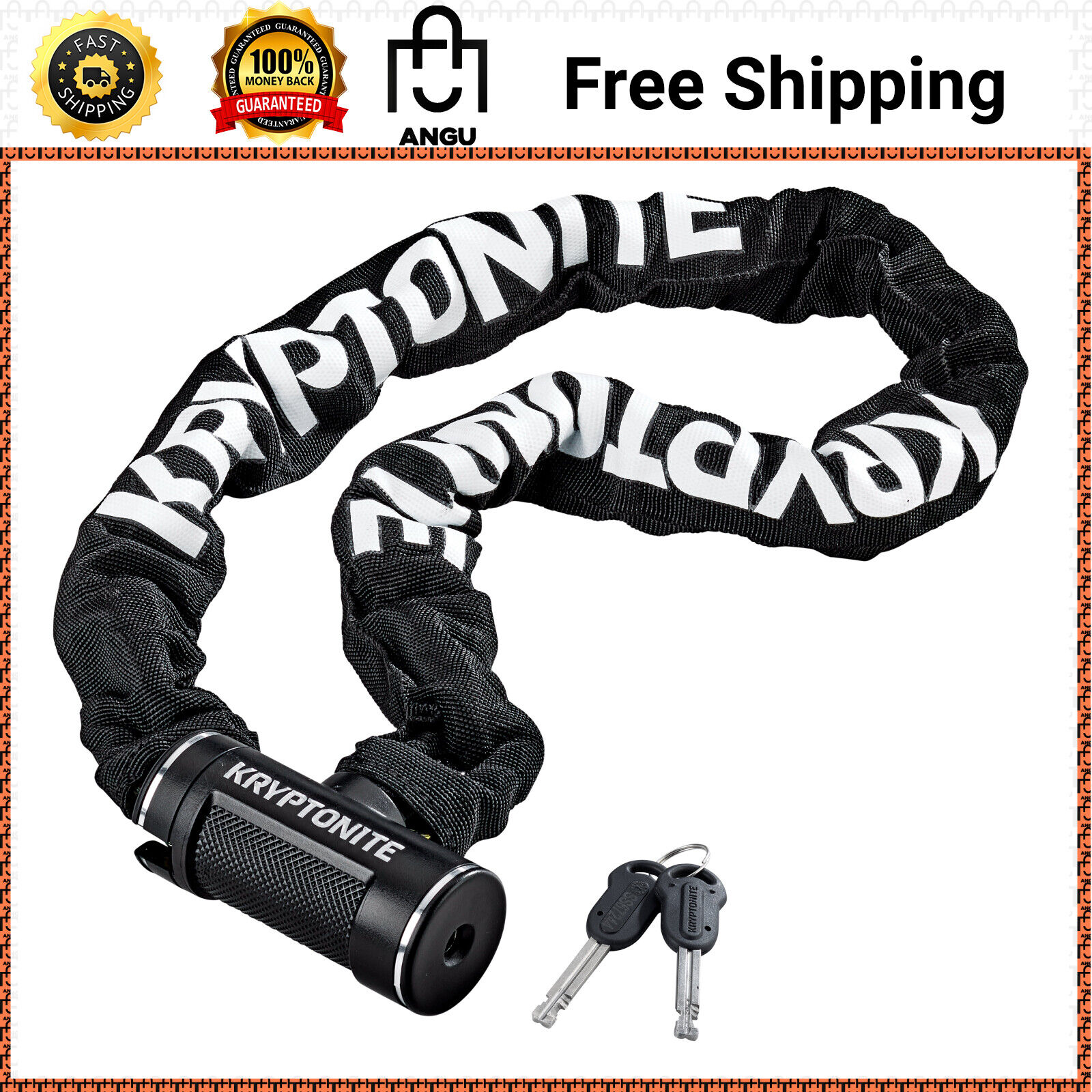 Kryptonite 8mm Hardened Steel Bike Chain Lock