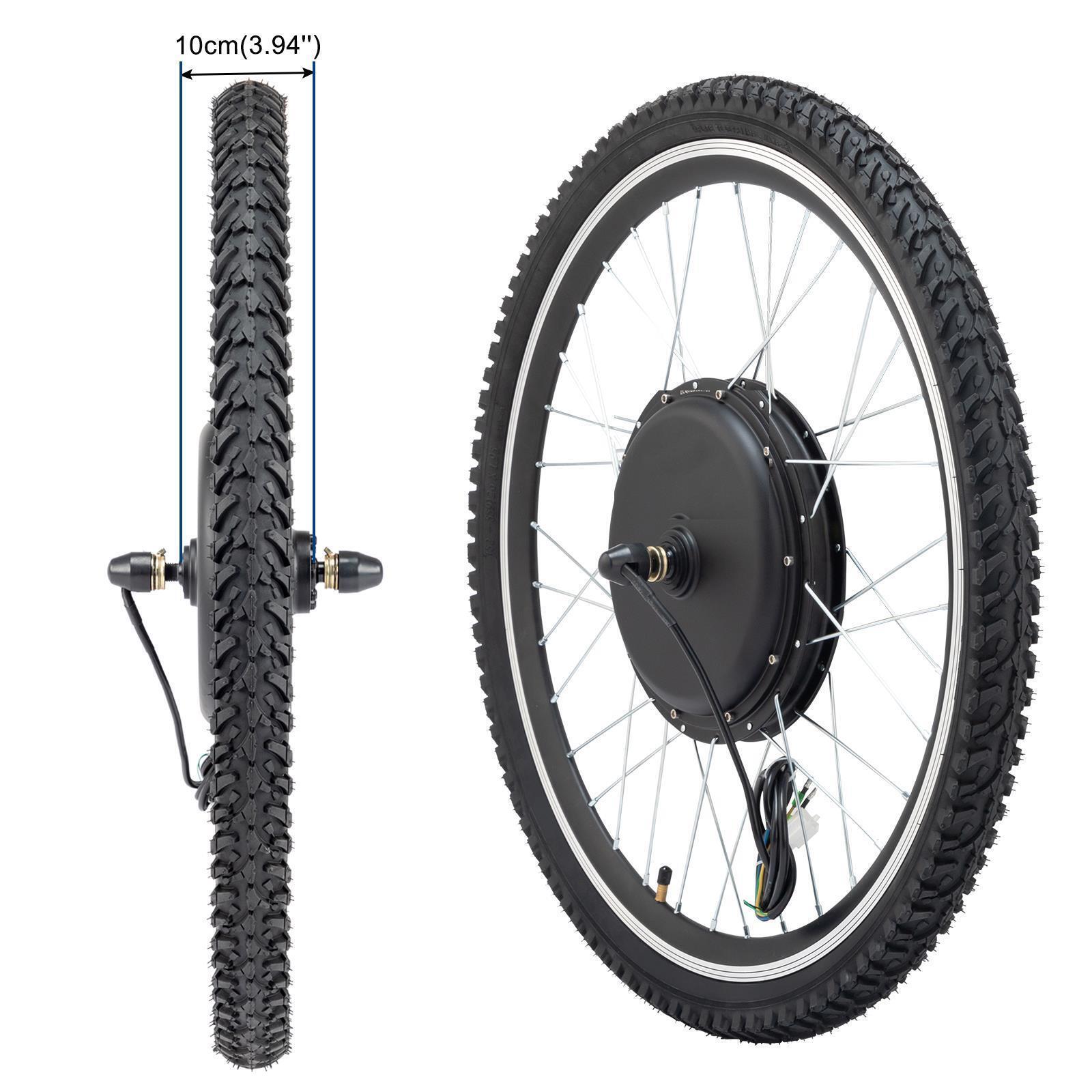 26" 1000W Electric Bike Front Wheel Motor Kit