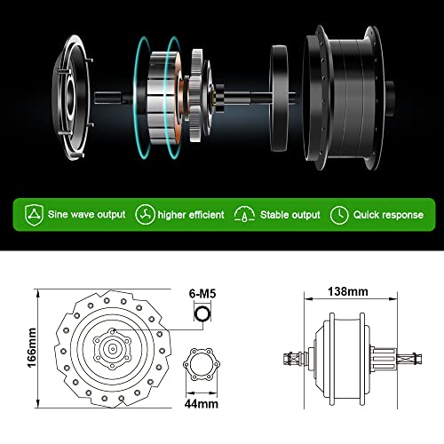 Yose Power 26" 500W Electric Bike Conversion Kit