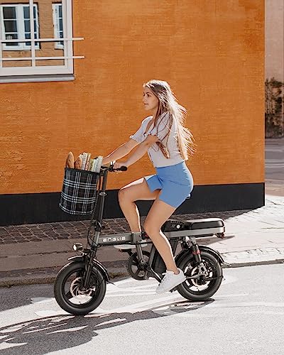 ENGWE Mini Electric Bike, 14" Fat Tire City Commuter
