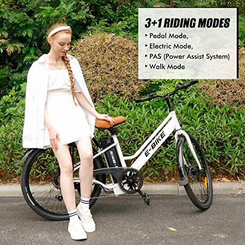 Axiniu 26'' Electric City Commuter E-Bike | Shimano 7-Speed